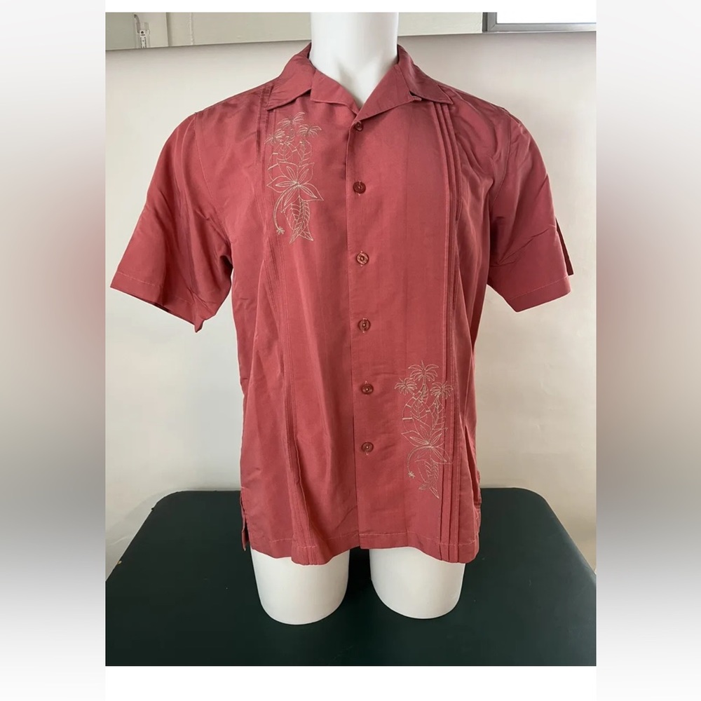 Weekender Luau Edition Men's Short Sleeve Button Down Shirt Sz Medium (93) - Picture 2 of 9